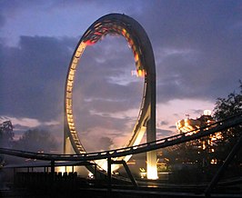 De gewezen Looping Star van Bobbejaanland.