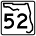 State Road 52 marker