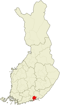 Location of Loviisa sub-region