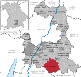 Sauerlach - Localizazion