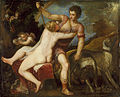 Tiziano Vecellio, Venere e Adone, 1560 ca, New York, Metropolitan Museum of Art