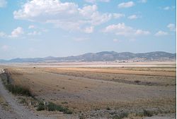 Laguna de Gallocanta en lo municipio de Bello