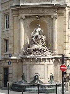 La fontaine Cuvier (1846), Paris, rue Linné.