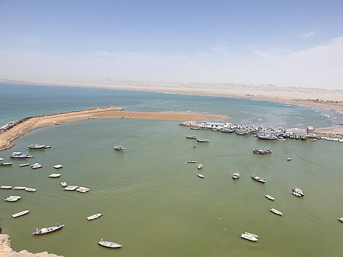 اسکله ماهیگیری بندر بریس در چابهار fishing harbour in CHABAHAR IRAN