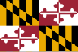 Flag of Maryland, USA