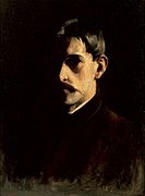 Willard Metcalf, Selfportrait, vers 1890