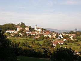 Vue panoramique du village de Clermont