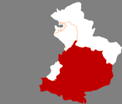 Location of the county