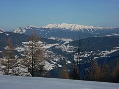 L'Altopiano di Folgaria con, sullo sfondo, Cima Portule