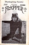 Okładka magazynu The Flapper (listopad 1922) z Billie Dove w kostiumie do futbolu.