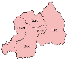 Provincies van Rwanda