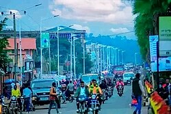 Areka city main road