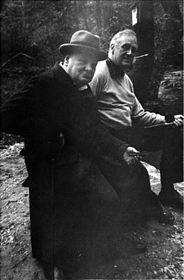 Winston Churchill met Franklin Delano Roosevelt