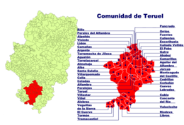 Cedrillas - Localizazion