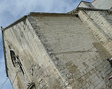 Église Saint-Blaise, détail fenêtre à meneau ouest