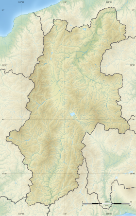 Voir sur la carte topographique de la préfecture de Nagano