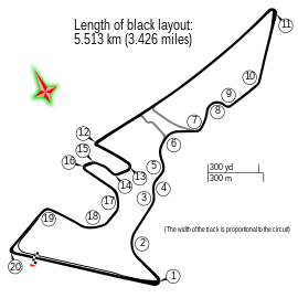 Bản đồ trường đua Circuit of the Americas