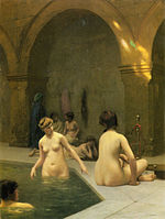 Baigneuses, bởi Jean-Léon Gérôme, k. 1889