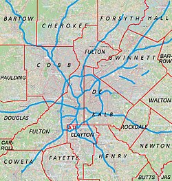 Downtown Atlanta is located in Metro Atlanta