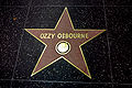 Estrela de Ozzy Osbourne.