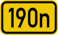 File:Bundesstraße 190n number.svg