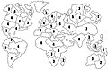 Italian board game scheme with defensibility coefficient: point value of individual territories [1993]