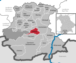 Oberau - Localizazion