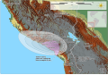 Huaynaputina tephra fallout-topographic