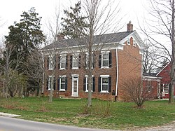 The Lenhart Farmhouse, a historic site in the township