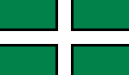 Flag of Devon, England, United Kingdom