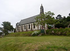 La chapelle Notre-Dame-de-Lourdes à Primel (elle date de 1926).