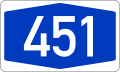 File:Bundesautobahn 451 number.svg