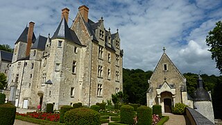 La vue depuis le jardin intérieur.