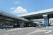 西南部終点の名古屋西JCT。