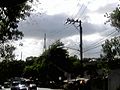 The far view of under constructed UNTV 37 Manila, Philippines digital transmitter located along Sumulong Highway, Antipolo City. Taken last 04/13/2013 using myPhone Q18TV Duo Camera. The transmitter is now finished, and it is not from UHF 35 but its from UNTV-37's digital broadcast.