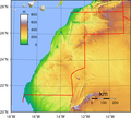 Image 18Topography of Western Sahara (from Western Sahara)