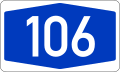 File:Bundesautobahn 106 number.svg