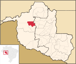 Location in Rondônia state