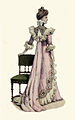 Tea gown, a late 19th/early 20th-century gown intended for wearing at home for tea and other informal social occasions.