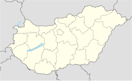 Zirc na mapi Hungary