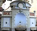 Fontana sulla Place de la République (su Piazza della Repubblica)