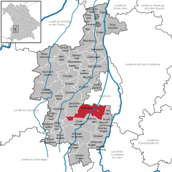 Bobingen – Mappa