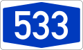 File:Bundesautobahn 533 number.svg