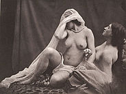 The two ways of life (detailfoto), 1857