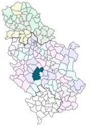 Kraljevo – Mappa