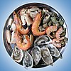 Platter of seafood