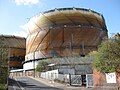 The Meadow Lane gas holders are in the path of the development