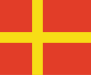 Flag of Skåne, Sweden (semiofficial)