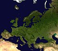 Satellite view of Europe