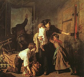 L'Incendie, musée des beaux-arts d'Orléans, 1850–1851